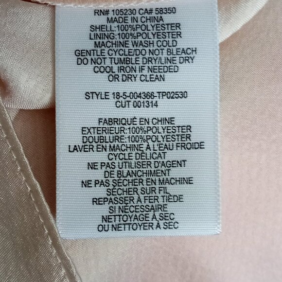 Joie Beige Button down blouse Long Sleeve sz XL, NWT,  /B9 - Picture 8 of 8